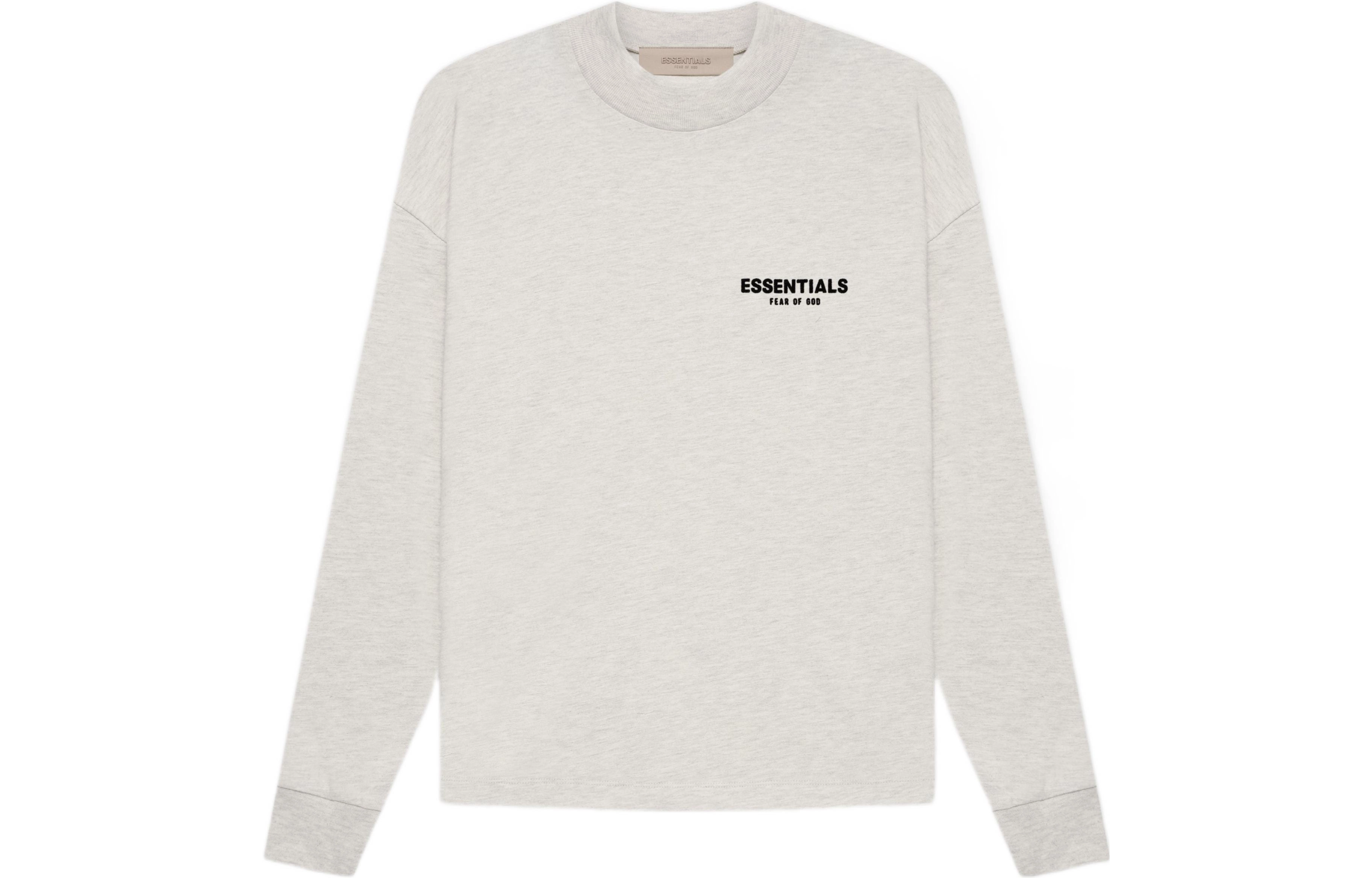 Fear of God Essentials SS22 Ls Tee Light Oatmeal LogoT