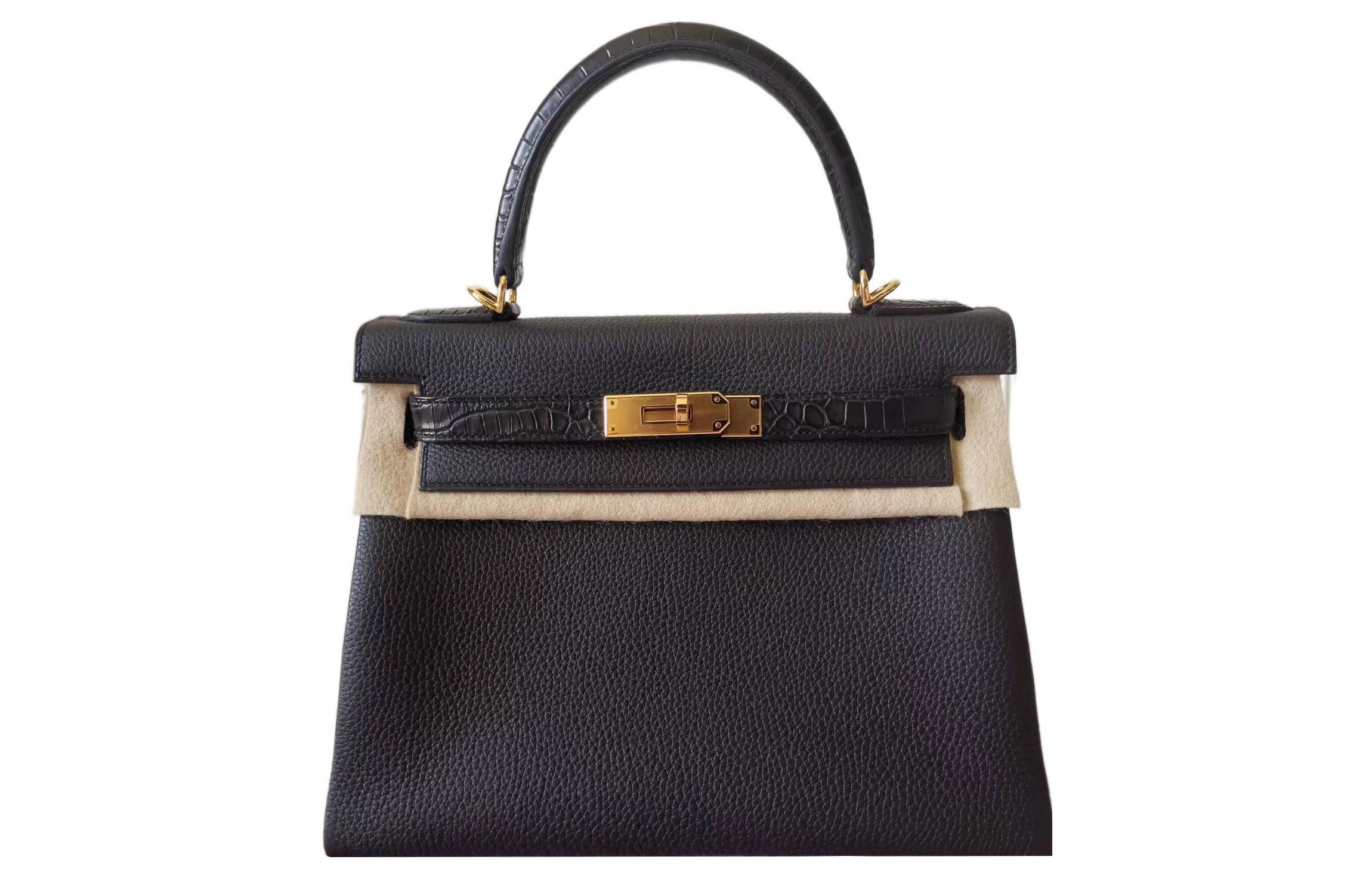 HERMES Kelly 28 togo Noir