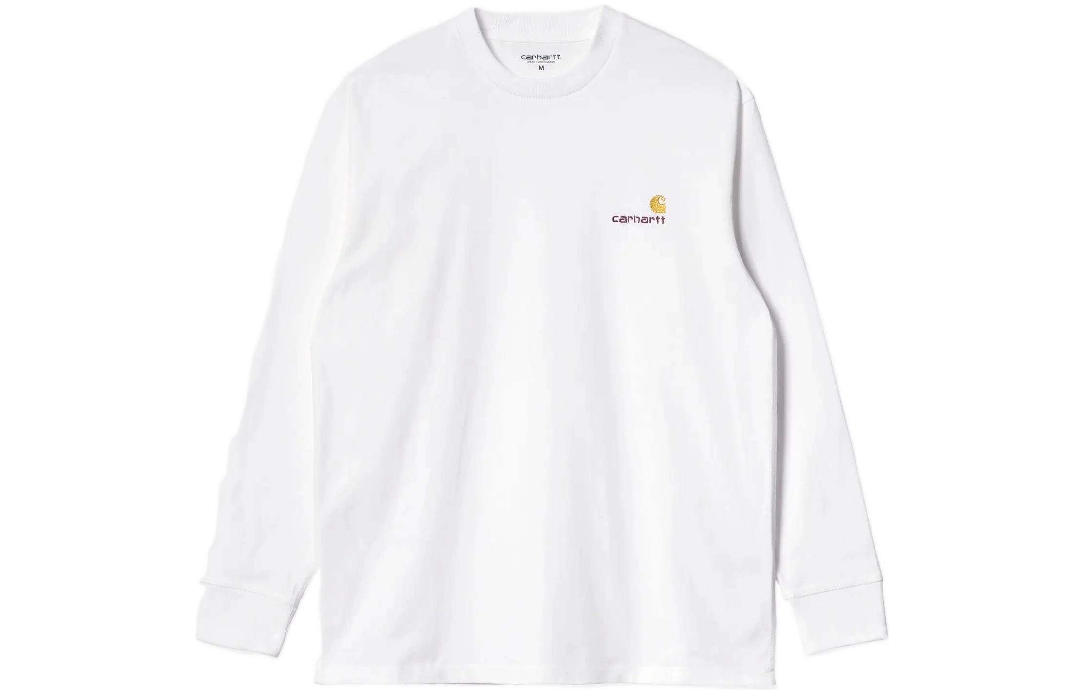 Carhartt WIP FW22 American Script Long Sleeve T-Shirt LogoT