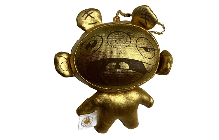 Murakami Takashi KAIKAIKIKI Key chain Kiki Gold