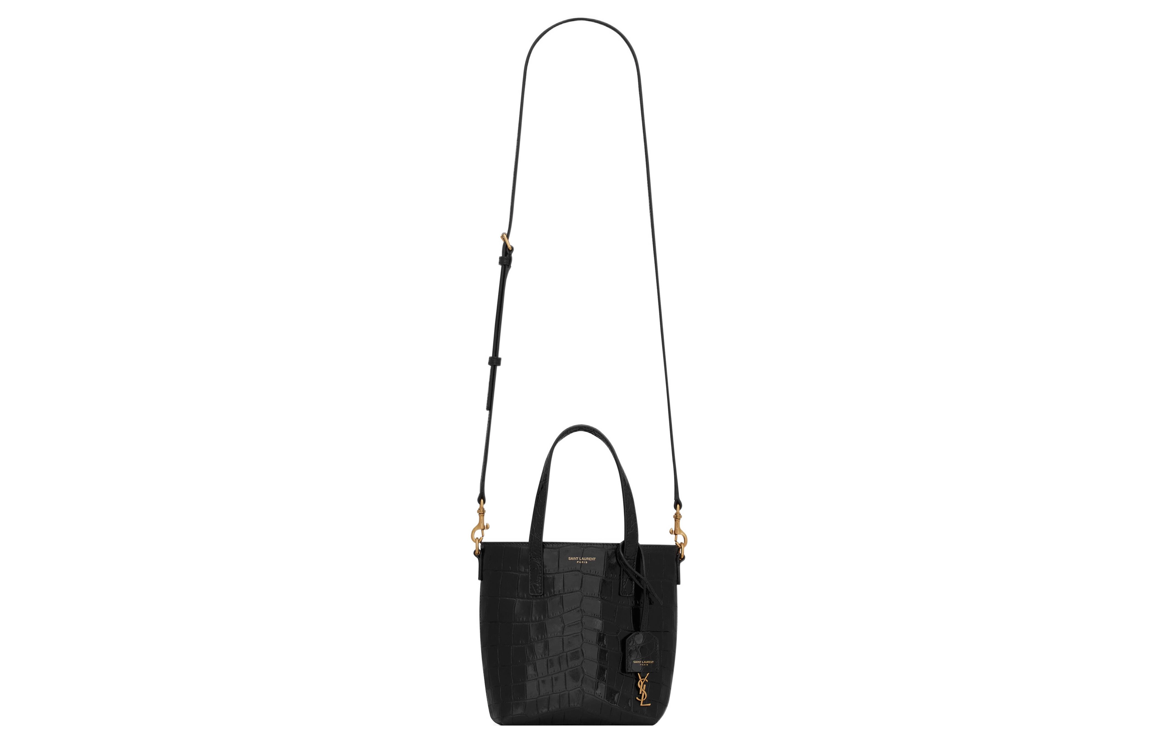 SAINT LAURENT YSL PARIS Logo Tote