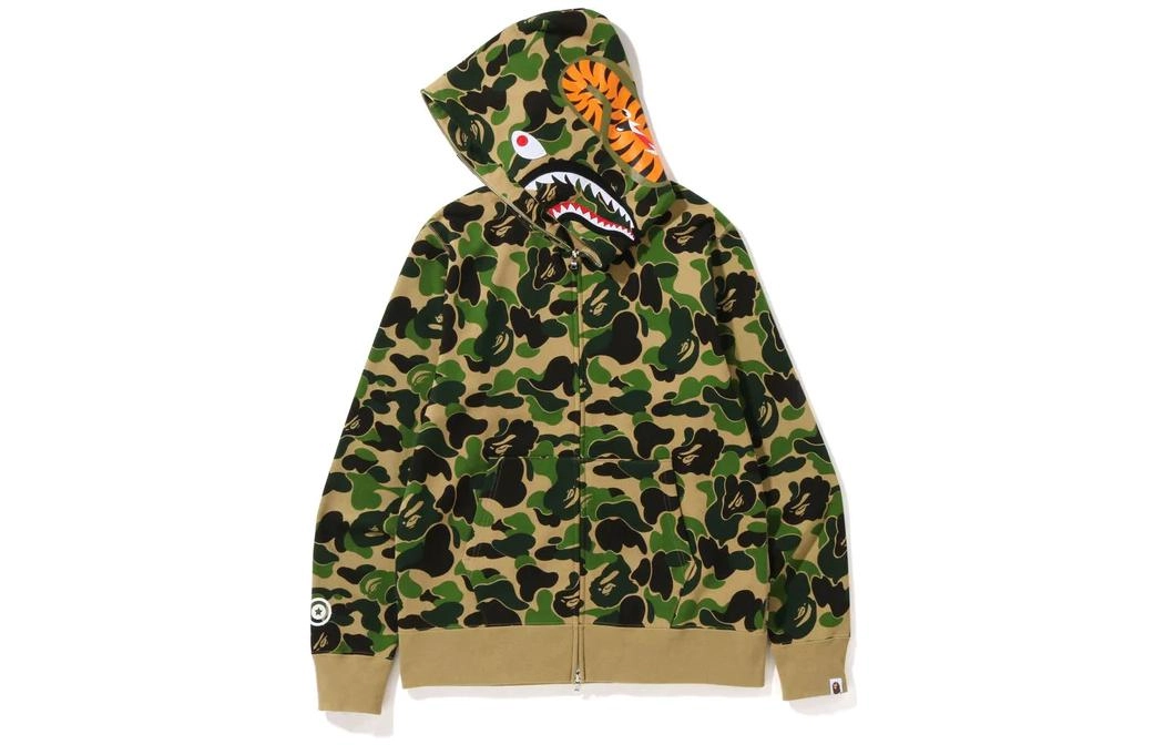 A BATHING APE FW22 ABC Camo Shark Full Zip Hoodie