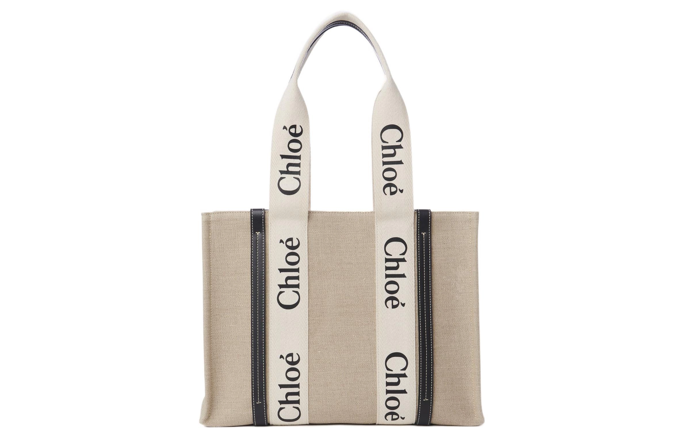 Chloe Woody Logo Tote