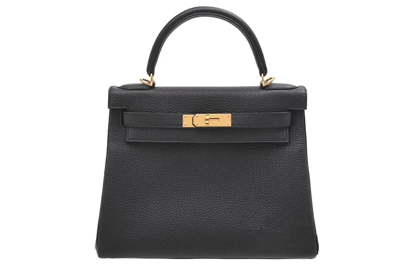 HERMES Kelly 28 Togo Noir