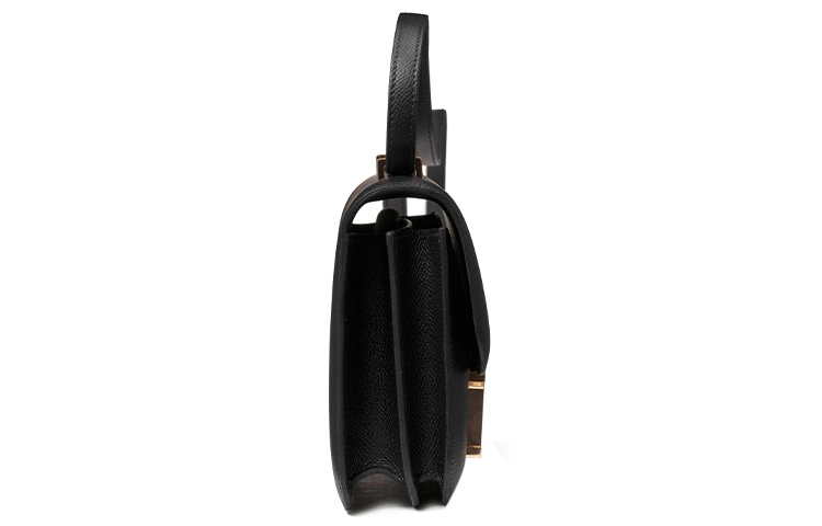 HERMES Constance Mini 19 Epsom Noir