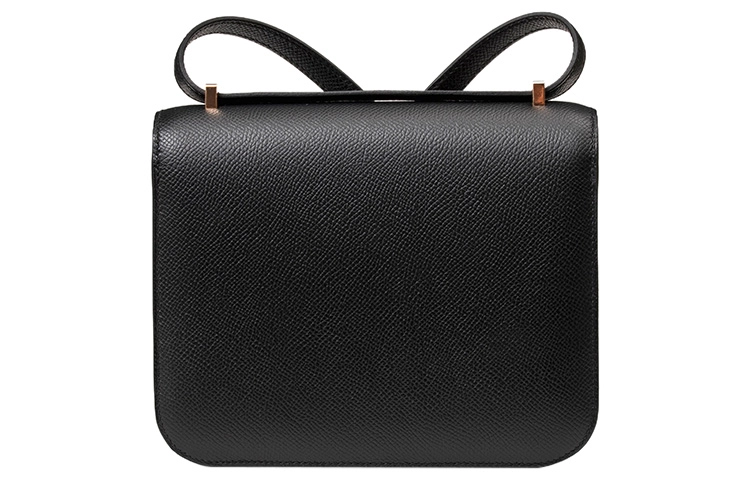 HERMES Constance Mini 19 Epsom Noir