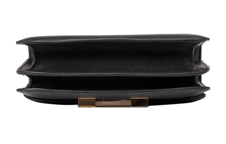 HERMES Constance Mini 19 Epsom Noir