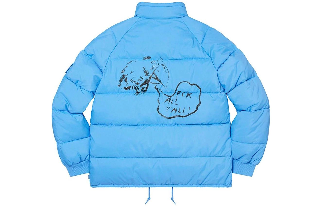 Supreme FW22 Week 5 x Polartec Raymond Pettibon Puffer Mechanics Jacket