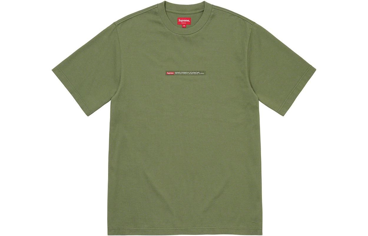 Supreme FW22 Week 6 Property Label Ss Top T