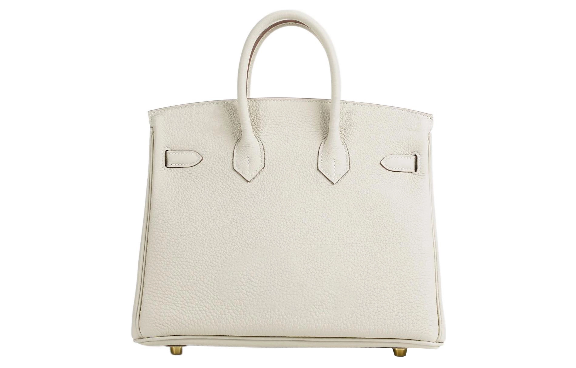 HERMES Birkin 25 Togo 10 Craie