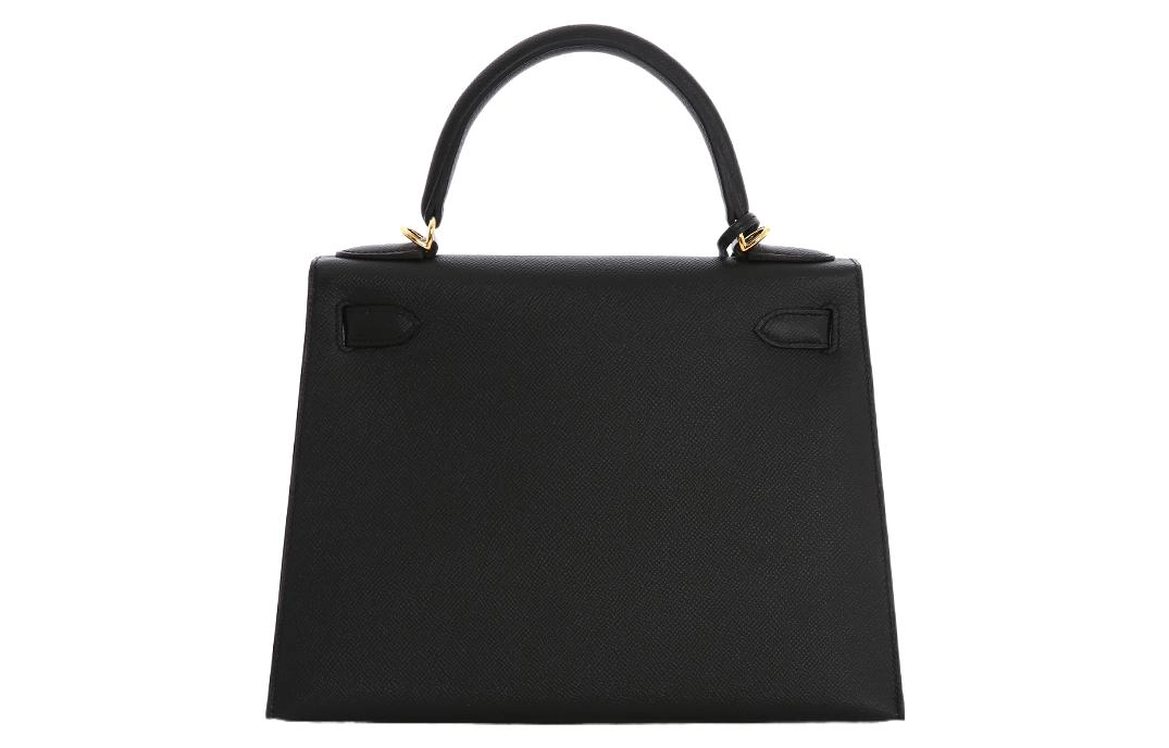 HERMES Kelly 25 Epsom Noir