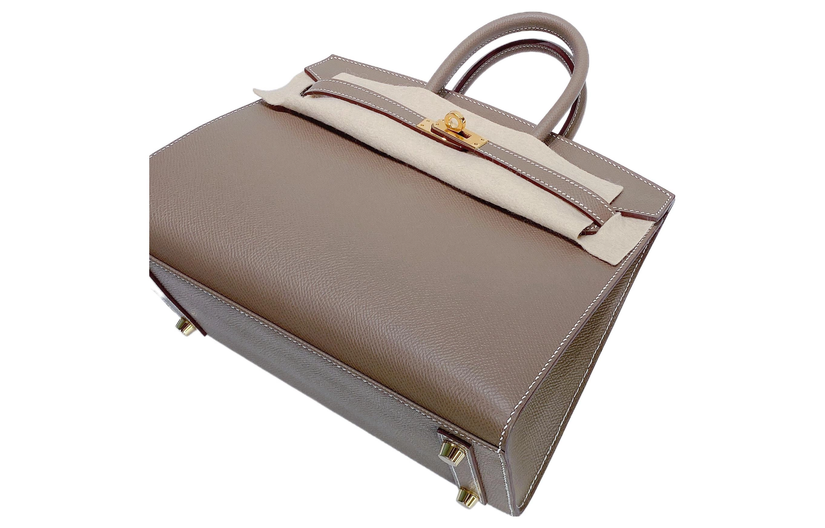 HERMES Birkin 25 Epsom 18 Etoupe