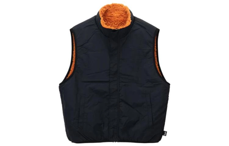 Stussy FW22 Sherpa Vest Logo