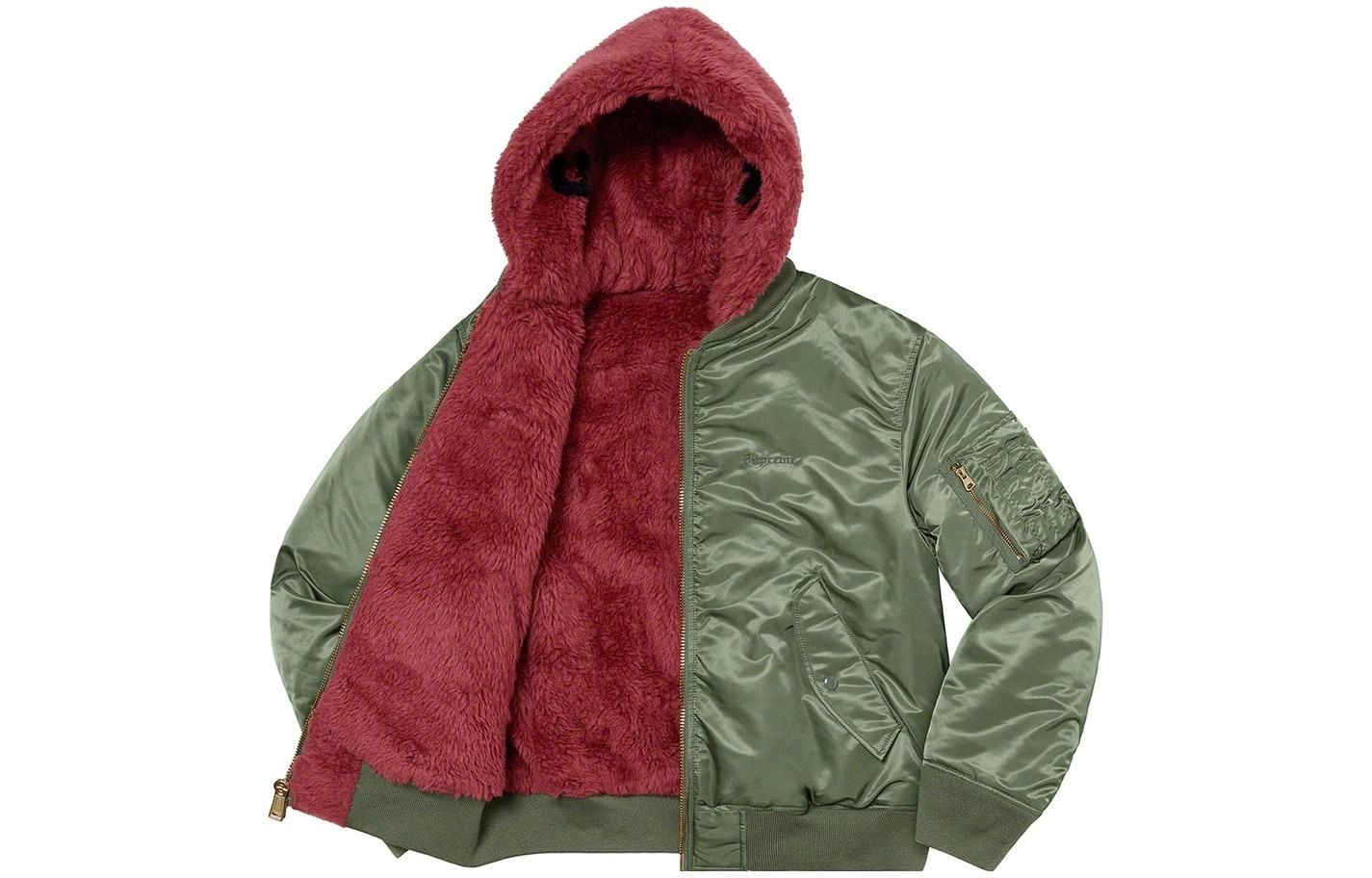 Supreme FW22 Week12 Faux Fur Reversible MA-1