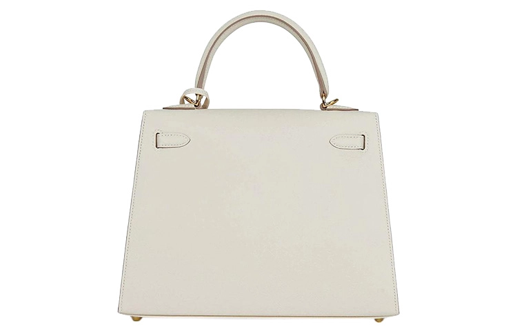 HERMES Kelly 25 Epsom 10 Craie