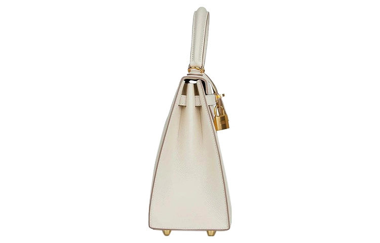 HERMES Kelly 25 Epsom 10 Craie