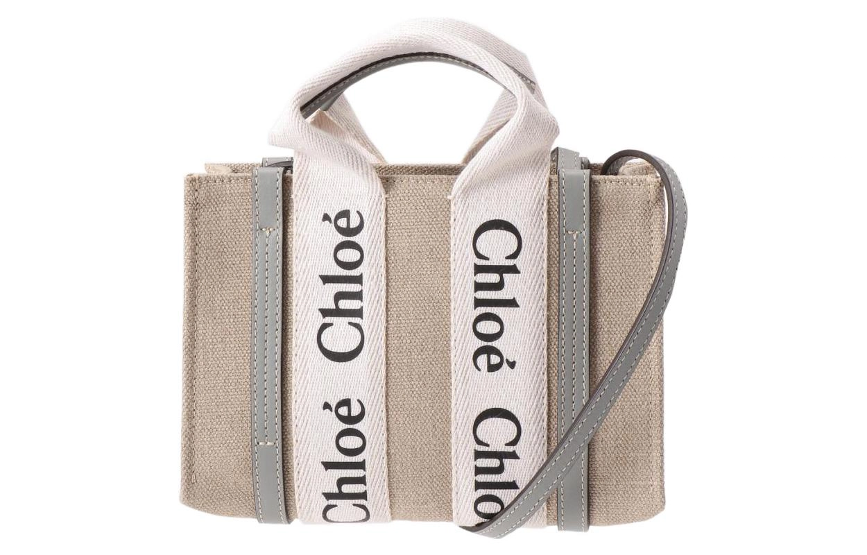 Chloe Woody Logo Tote
