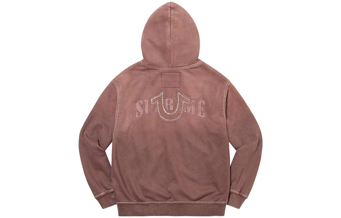 Supreme FW22 Week 14 x True Religion Zip Up Hooded Sweatshirt