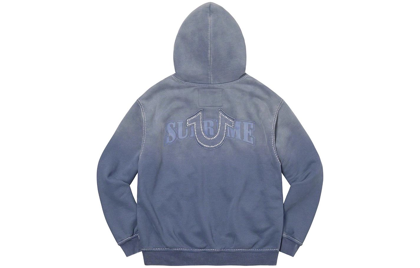 Supreme FW22 Week 14 x True Religion Zip Up Hooded Sweatshirt