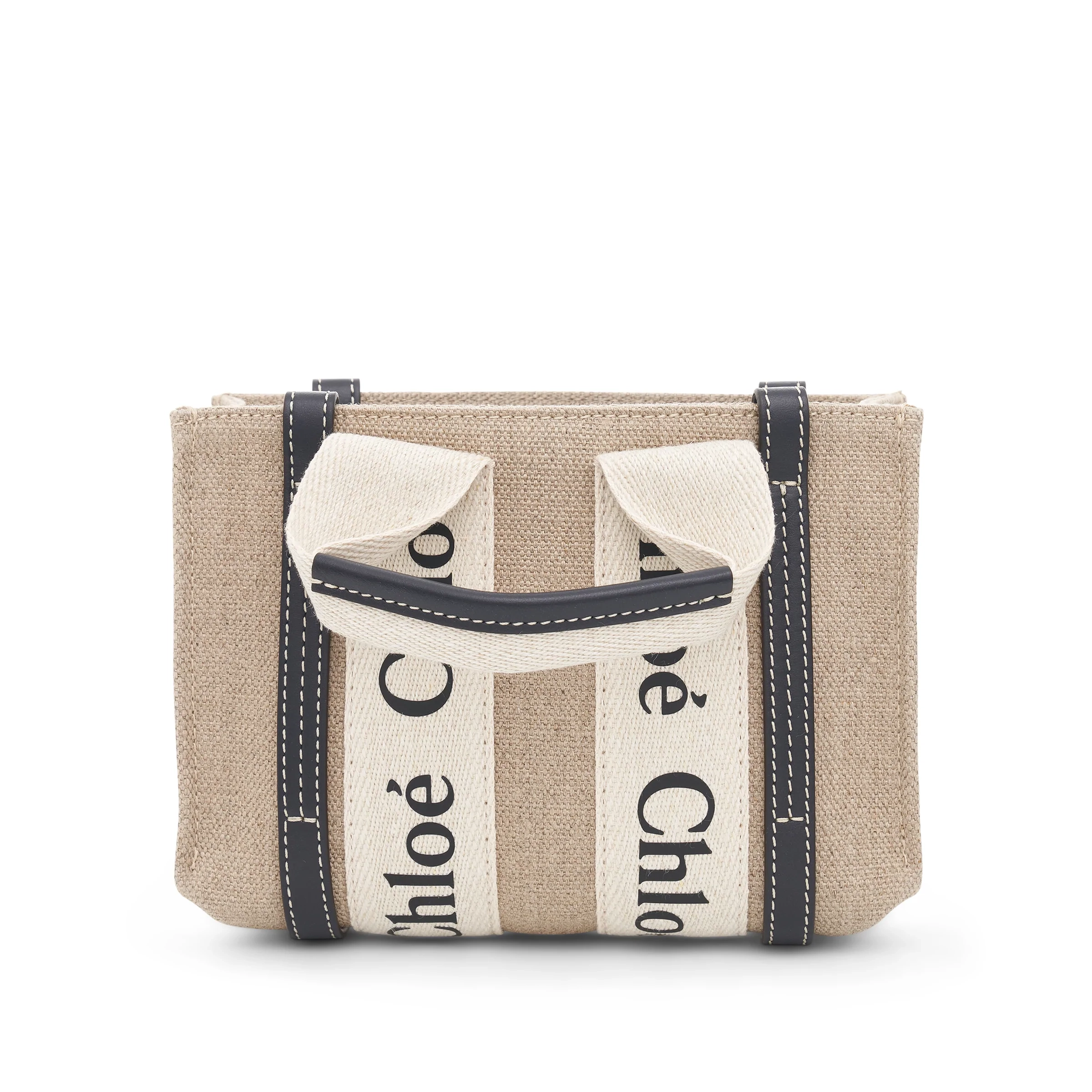 Chloe Woody Mini Logo Tote