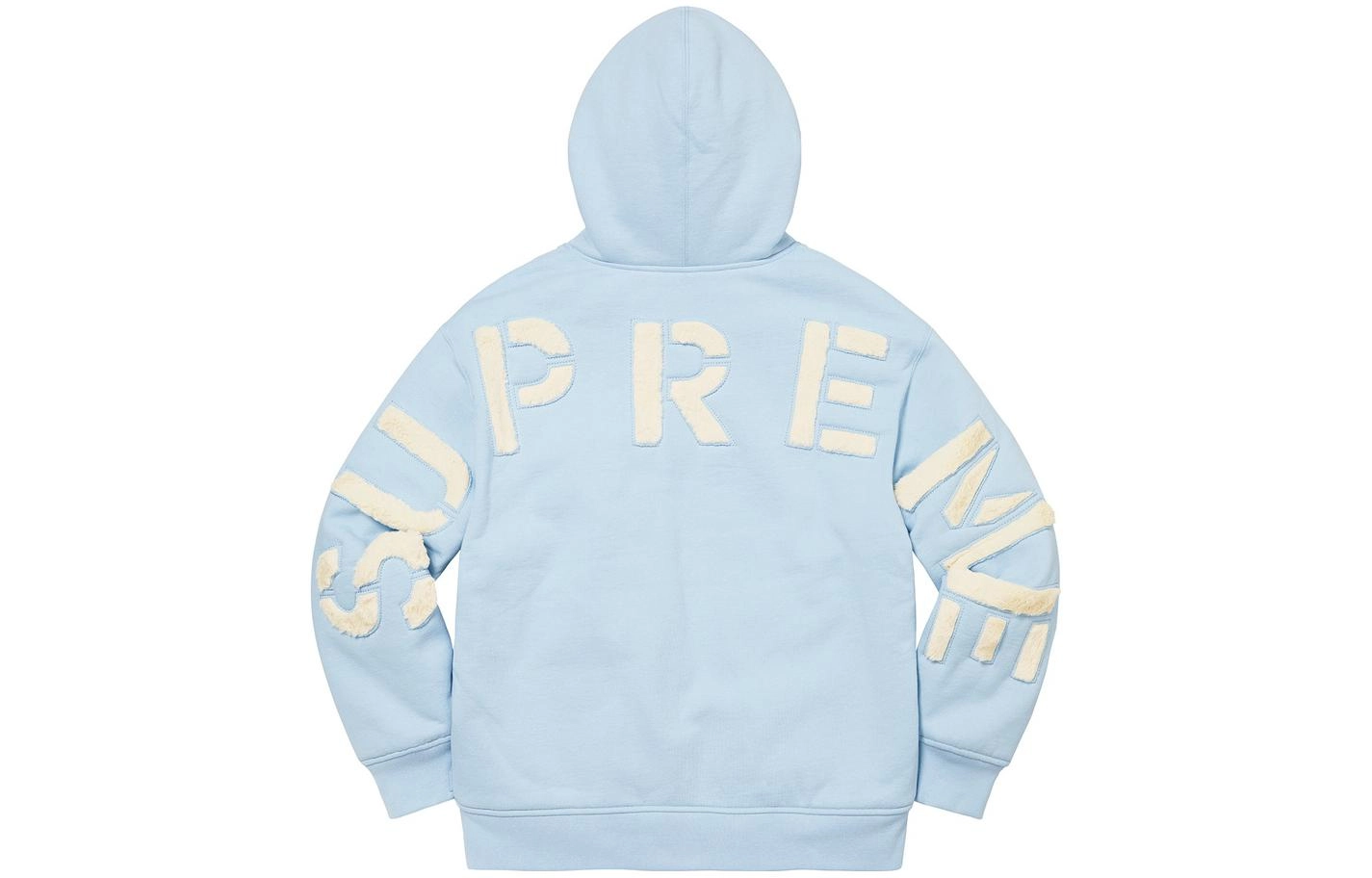 Supreme FW22 Week 17 Faux Fur Lined Zip Up Hooded Sweatshirt