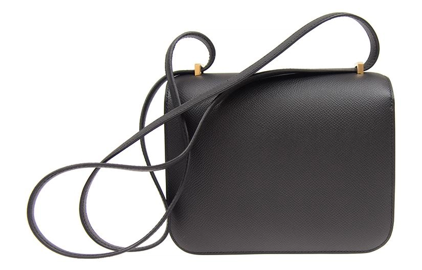 HERMES Constance 19 Epsom Noir