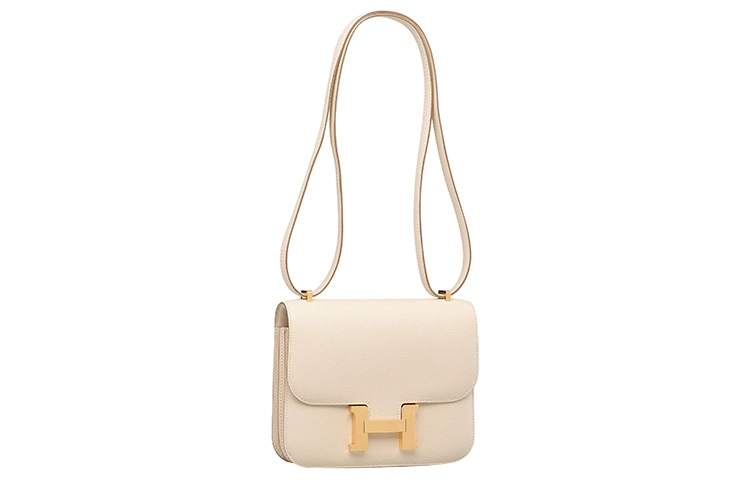 HERMES Constance 19 Epsom 10 Craie