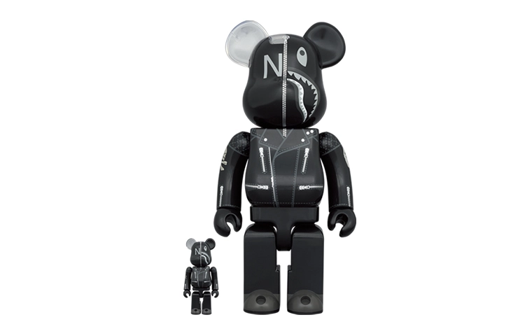 BERBRICK x A BATHING APE x NEIGHBORHOOD 100400 7cm28cm