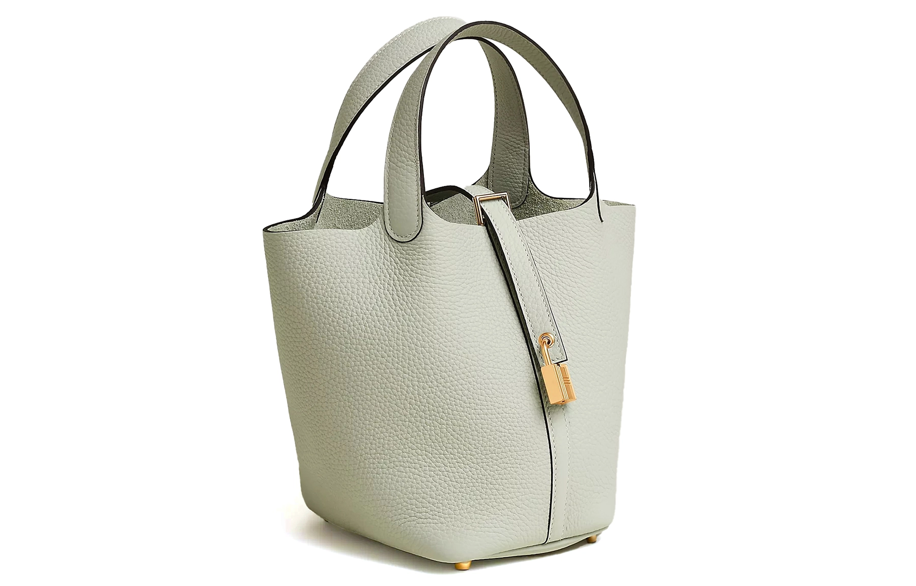 HERMES Picotin Lock 18 Clemence 0W Gris Neve