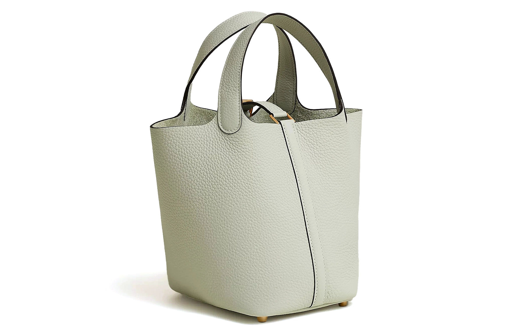 HERMES Picotin Lock 18 Clemence 0W Gris Neve