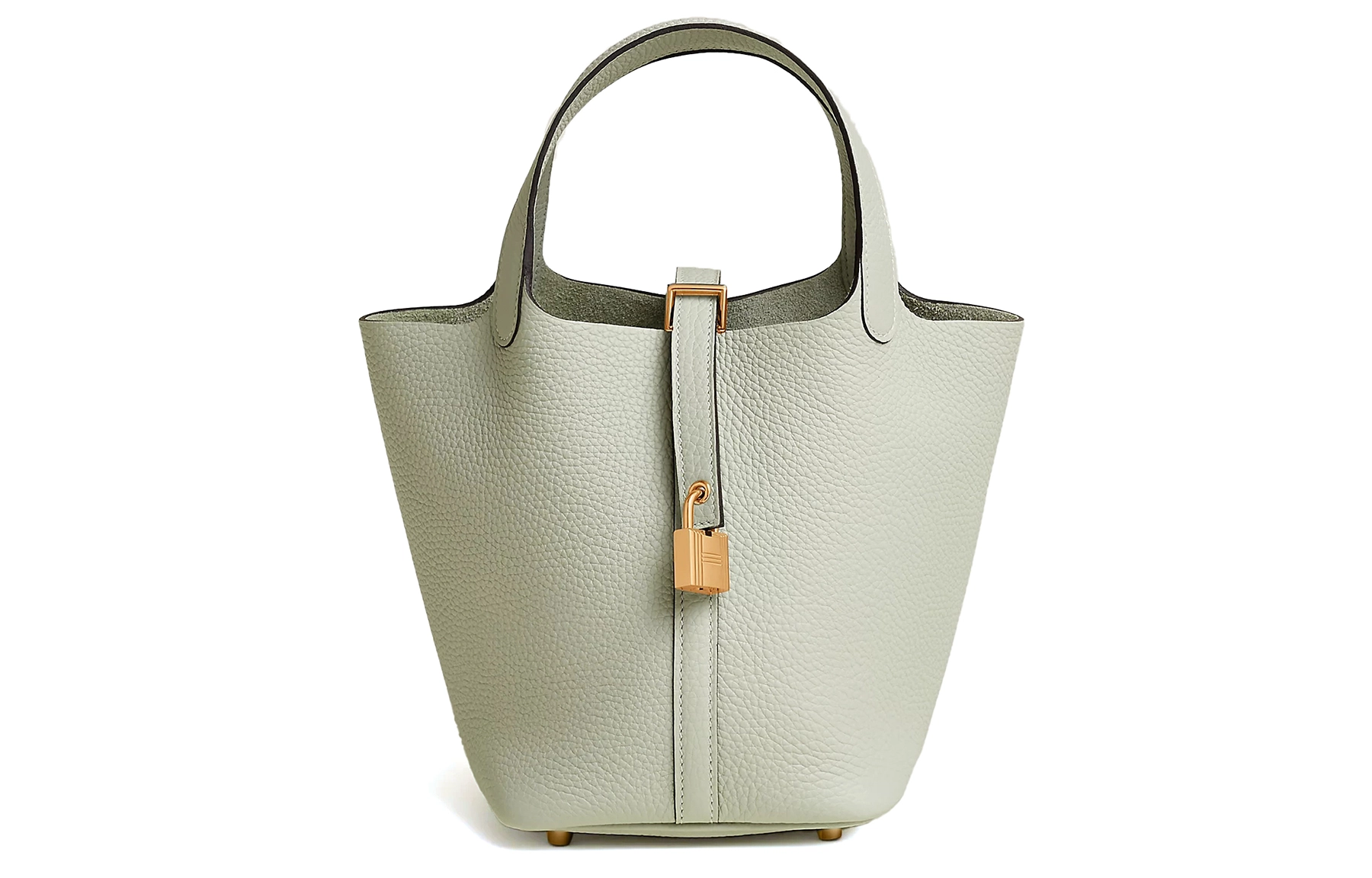 HERMES Picotin Lock 18 Clemence 0W Gris Neve