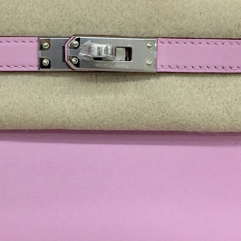 HERMES Mini Kelly Swift X9 Mauve Sylvestre