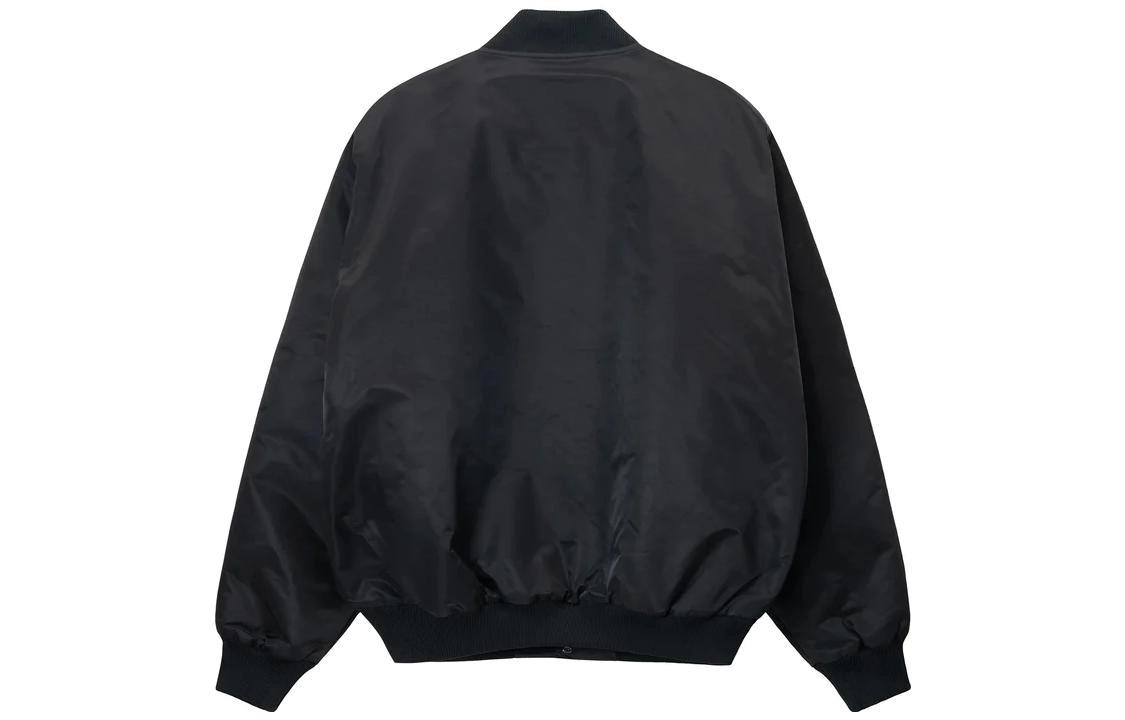 Stussy SS23 LA CHAPTER SATIN VARSITY JACKET