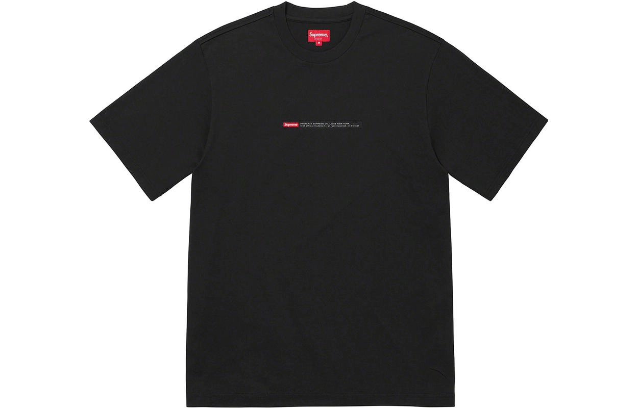 Supreme FW22 Week 6 Property Label Ss Top T