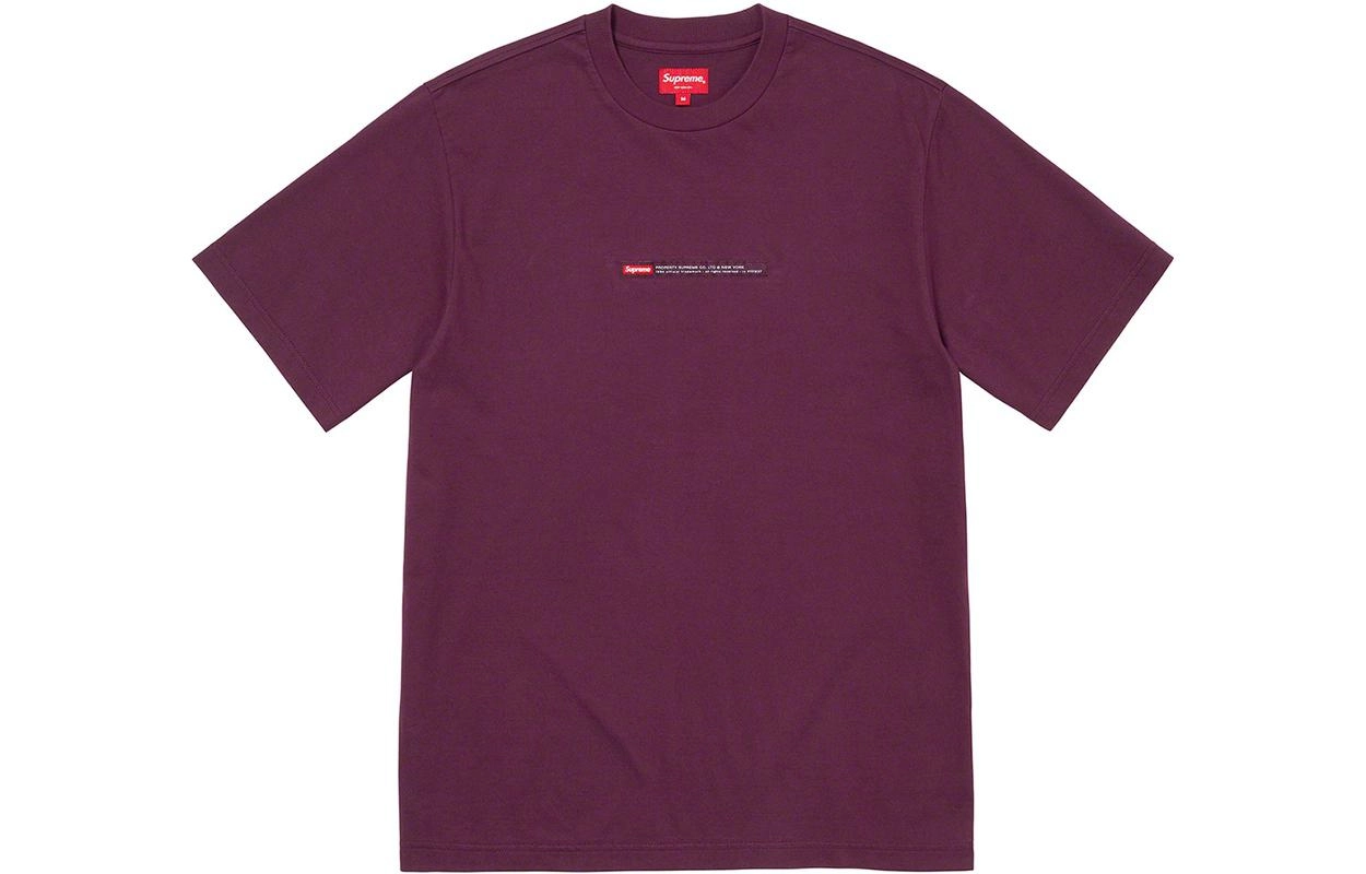 Supreme FW22 Week 6 Property Label Ss Top T