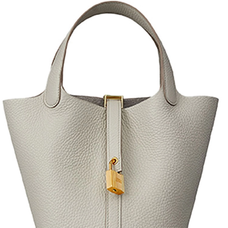HERMES Picotin Lock 18 Clemence 8L Beton