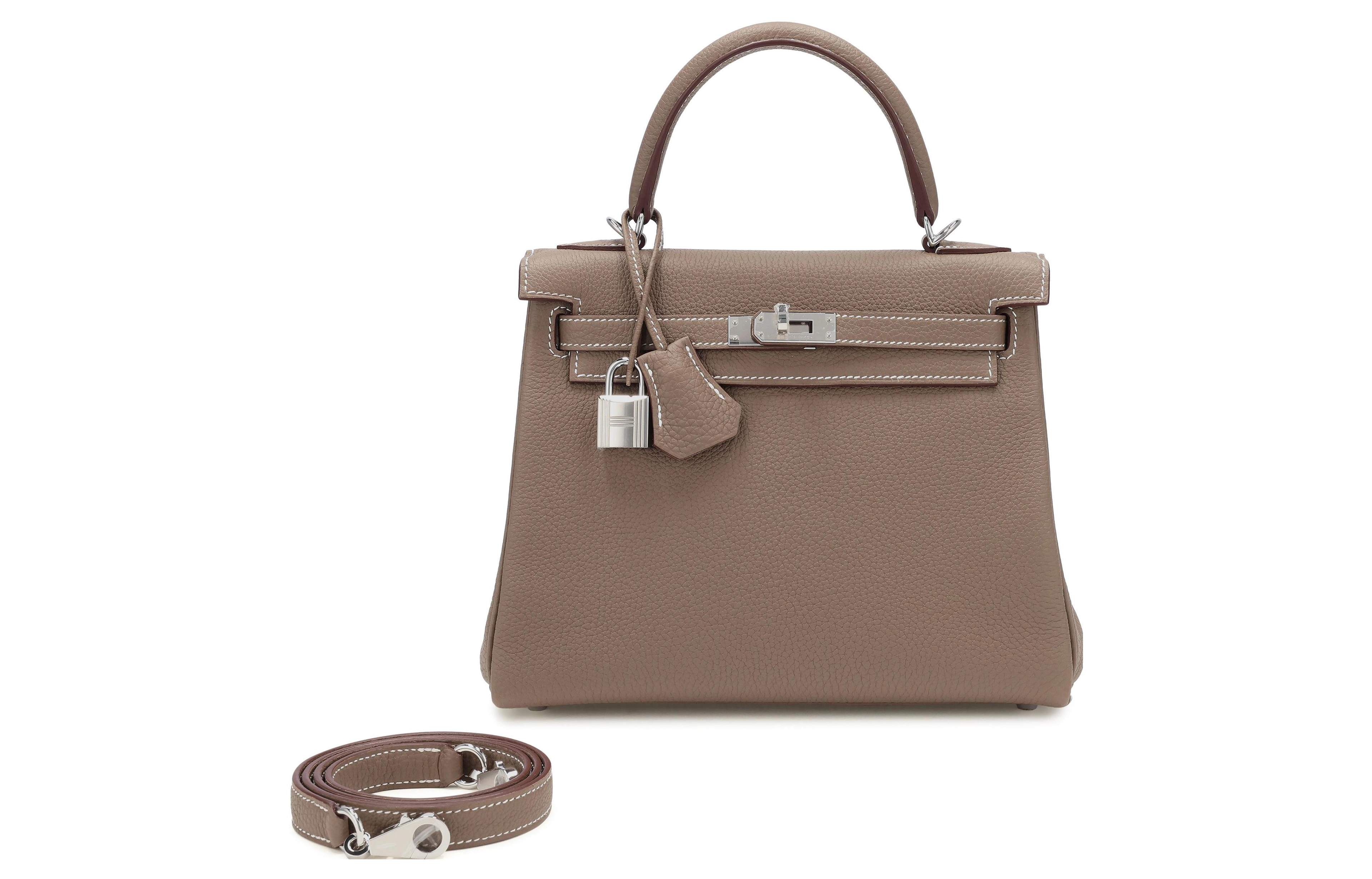 HERMES Kelly 25 Togo 18 Etoupe