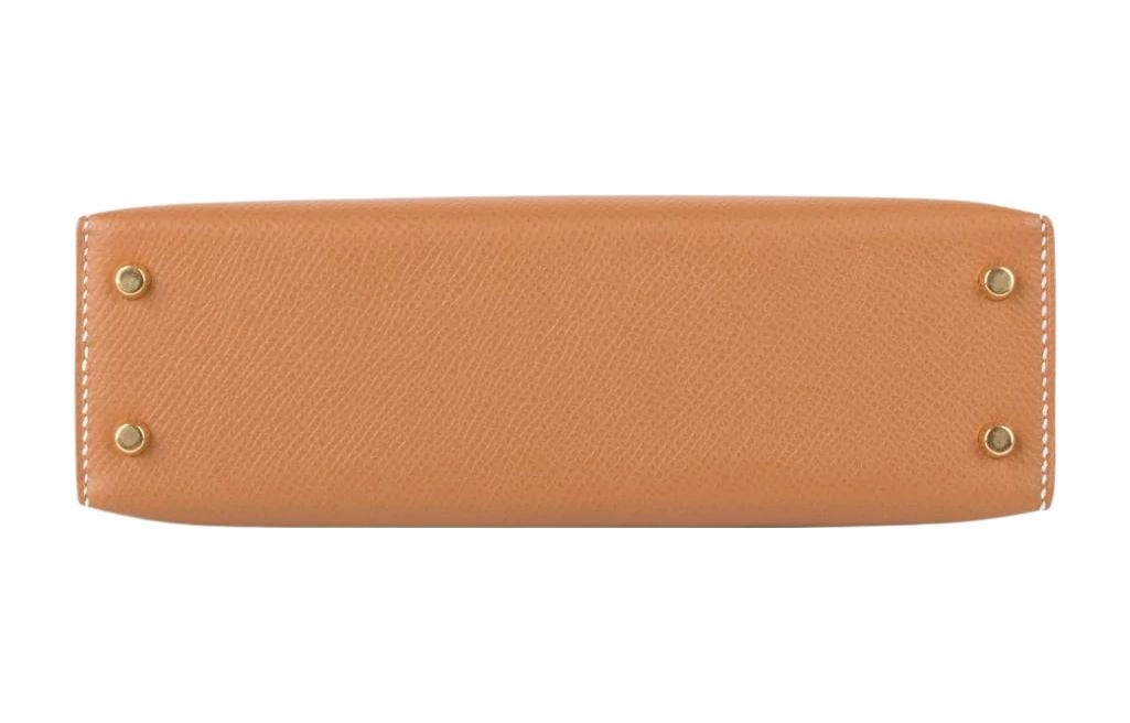 HERMES Mini Kelly Epsom 37 Gold