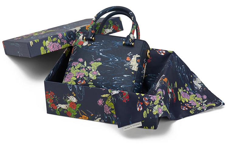 CHARLESKEITH CKTote CreamNavy