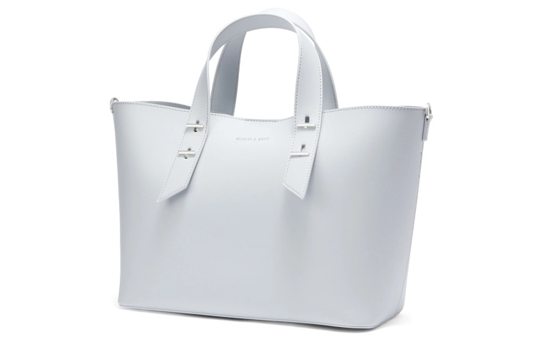 CHARLESKEITH PU Tote ChocolateLight Grey