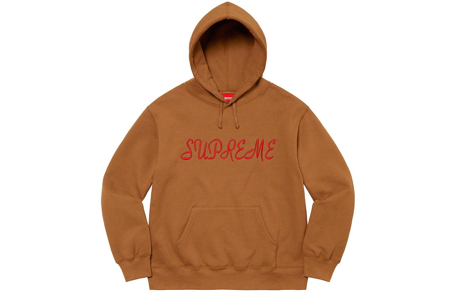 Supreme SS23 SS23 Week 1 SCRIPT HOODED SWEATSHIRT Logo