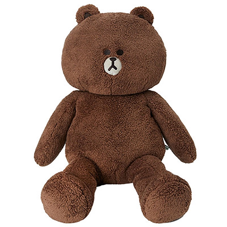 LINE FRIENDS HUG BROWN