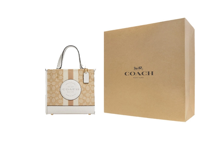 COACH Dempsey 22 Logo Tote