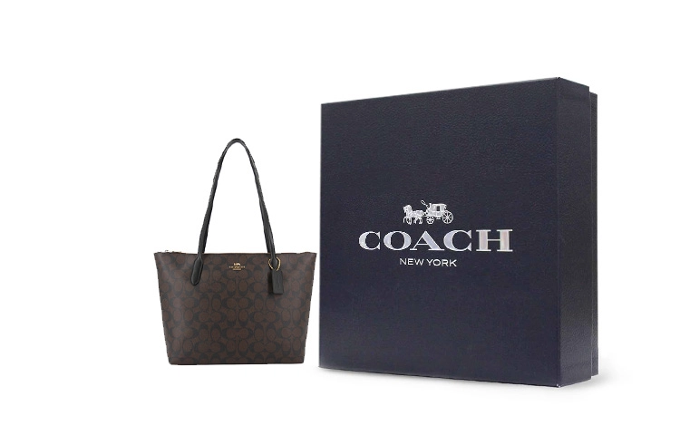 COACH Zip Top 30 PVC Tote