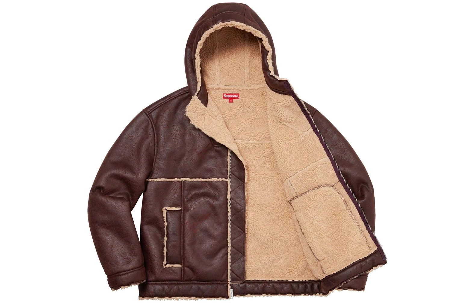 Supreme SS23 SS23 Week 3 Faux Shearling Hooded Jacket