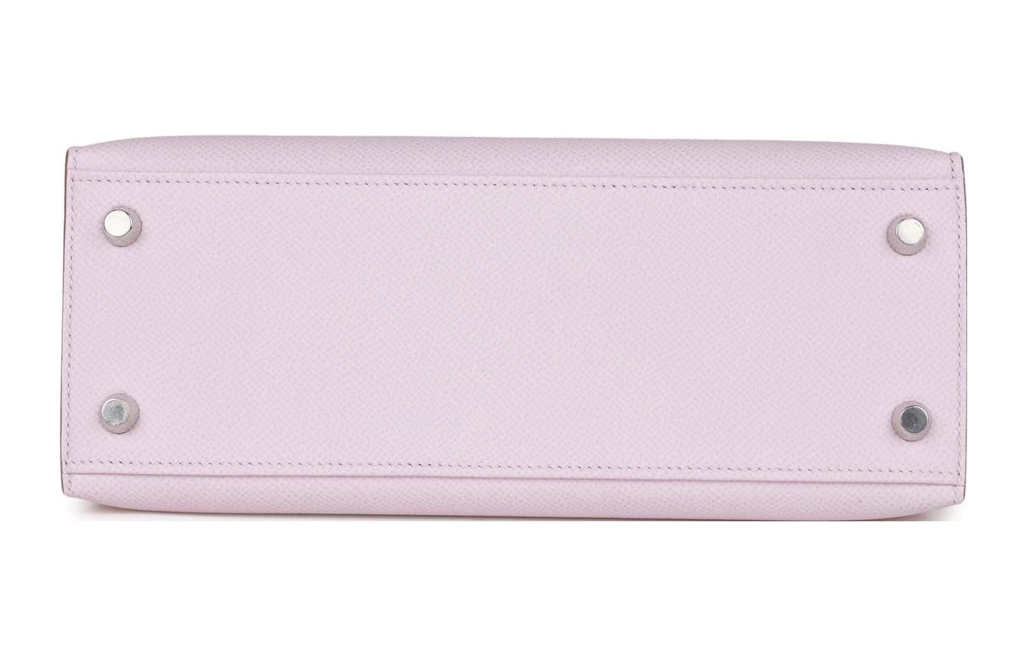 HERMES Kelly 25 Epsom 09 Mauve Pale