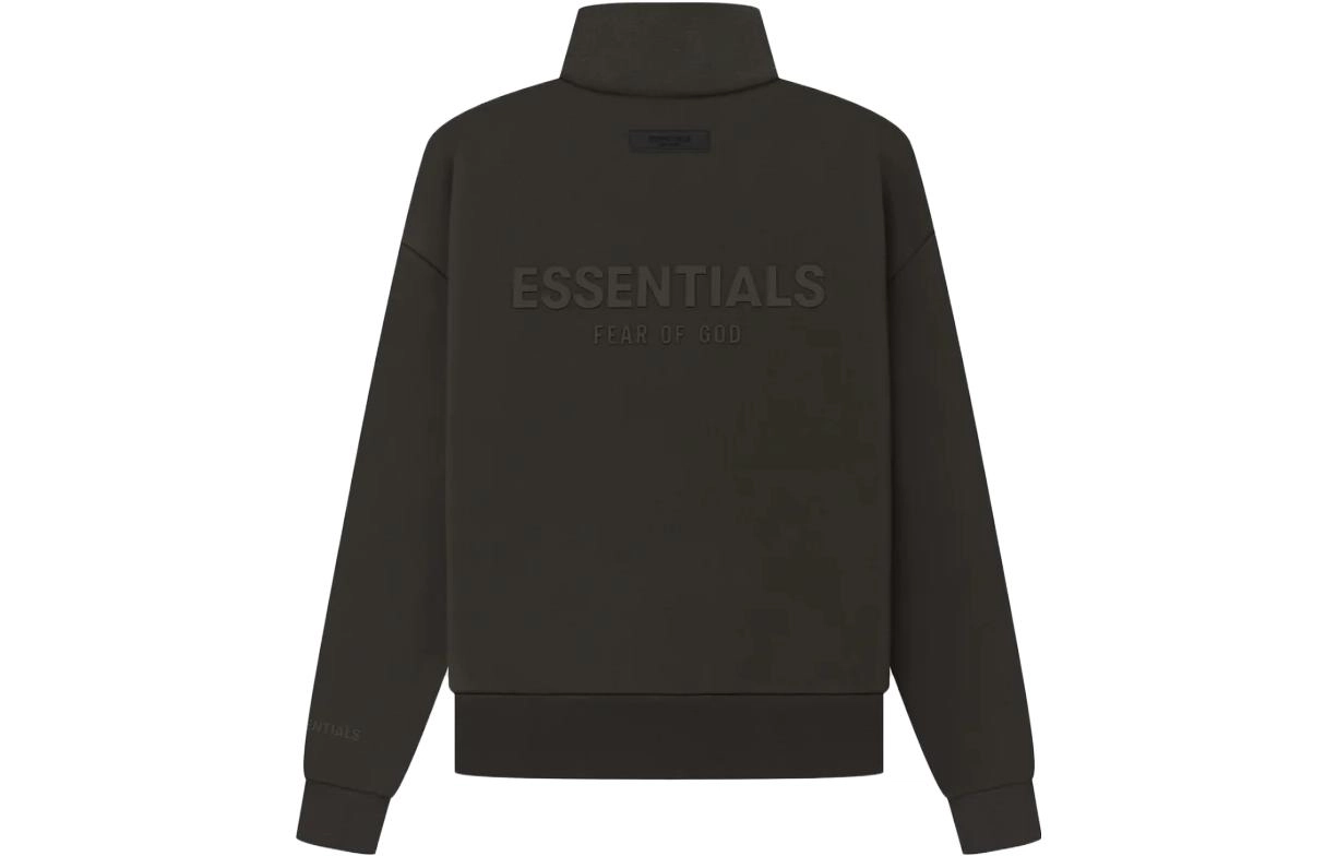 Fear of God Essentials SS23 womens Womens Fullzip Jacket Off Black