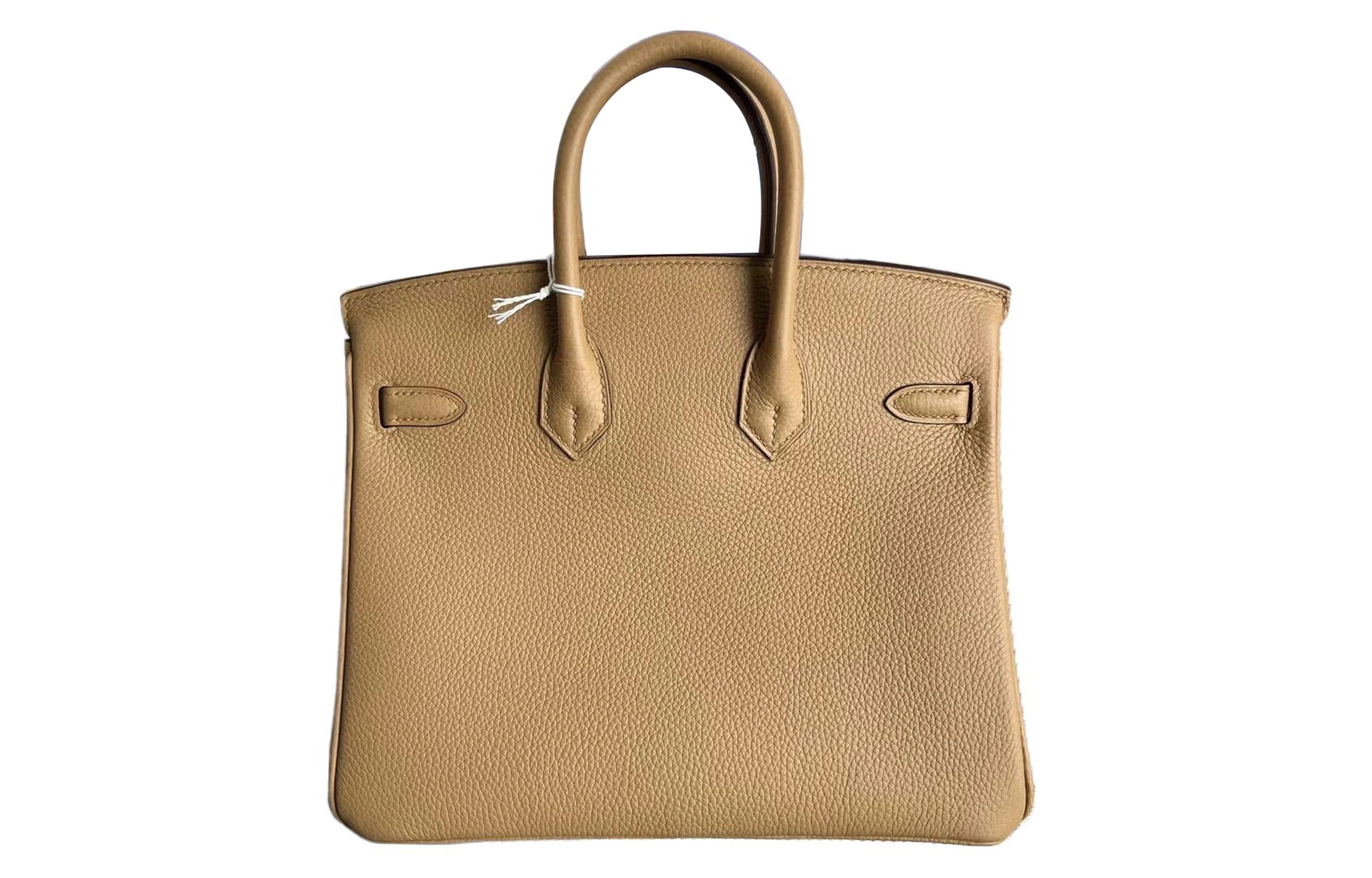 HERMES Birkin 25 Togo 4B Biscuit