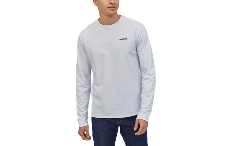 patagonia Men's Long-Sleeved Fitz Roy Horizons Responsibili-Tee LogoT