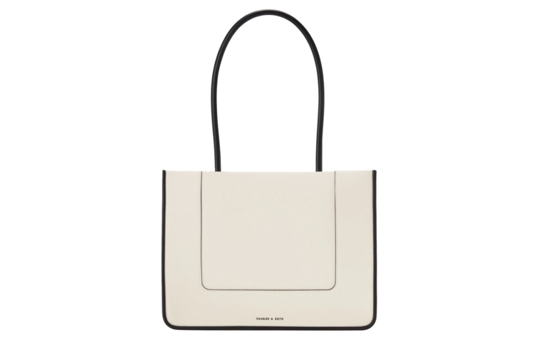 CHARLESKEITH ck Tote CreamNavyOrange